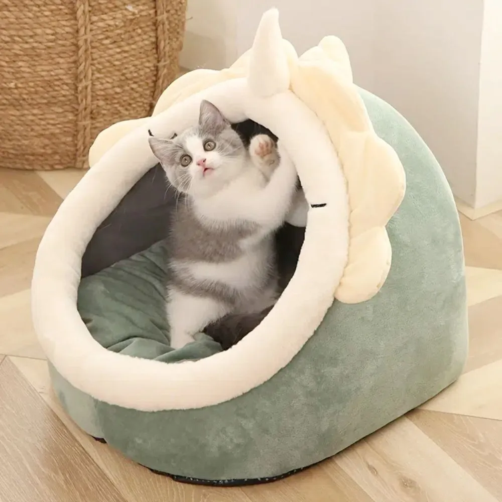 Adorable Dinosaur Pet House – Cozy and Fun for Cats and Small Dogs