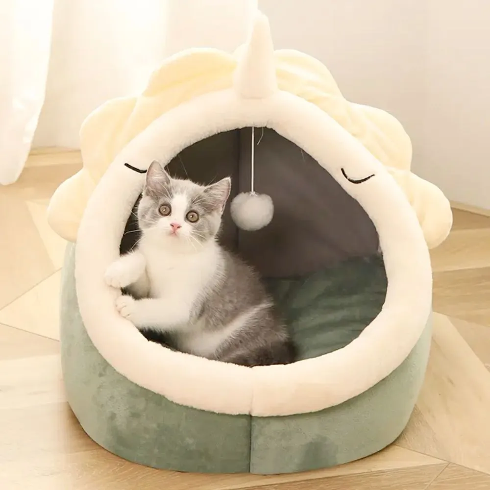 Adorable Dinosaur Pet House – Cozy and Fun for Cats and Small Dogs