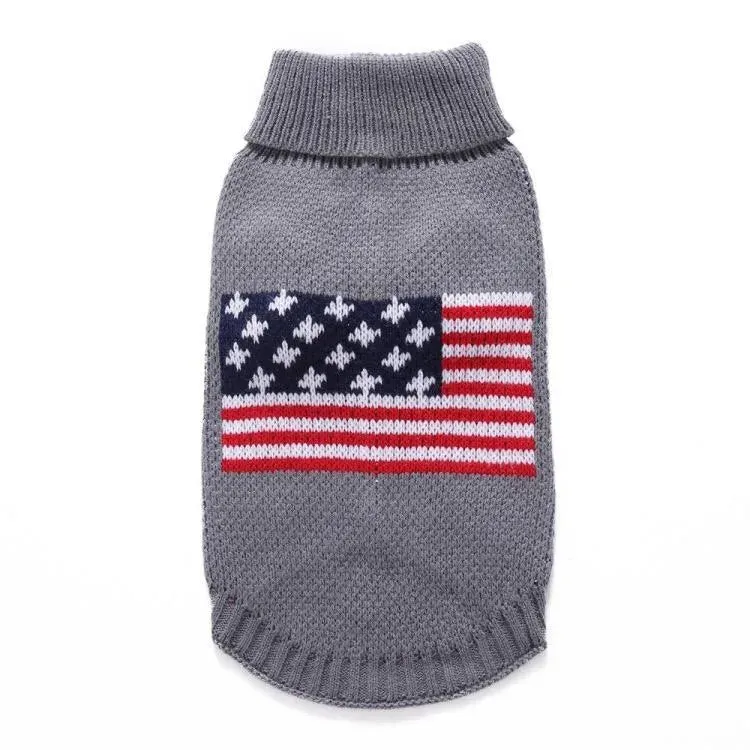 American Flag Dog Jumper