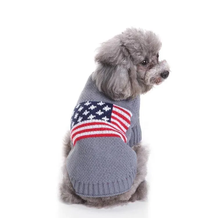American Flag Dog Jumper