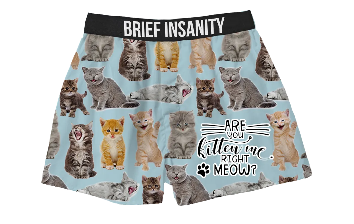 Are You Kitten Me Boxer Shorts