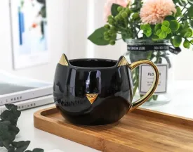 Black Cat Ears Mug