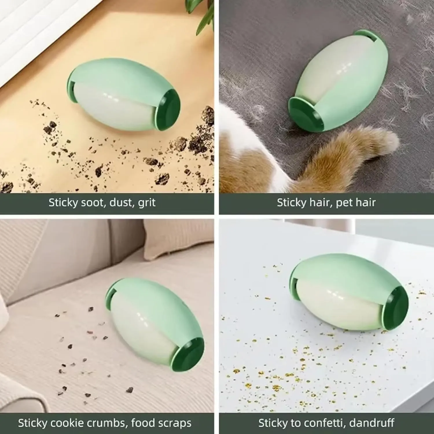 Blinksify Pet Hair Remover, Pet Roller Hair Remover, Reusable Lint Roller for Pet Hair, Pet Fur Collector for Furniture (Mix x2)