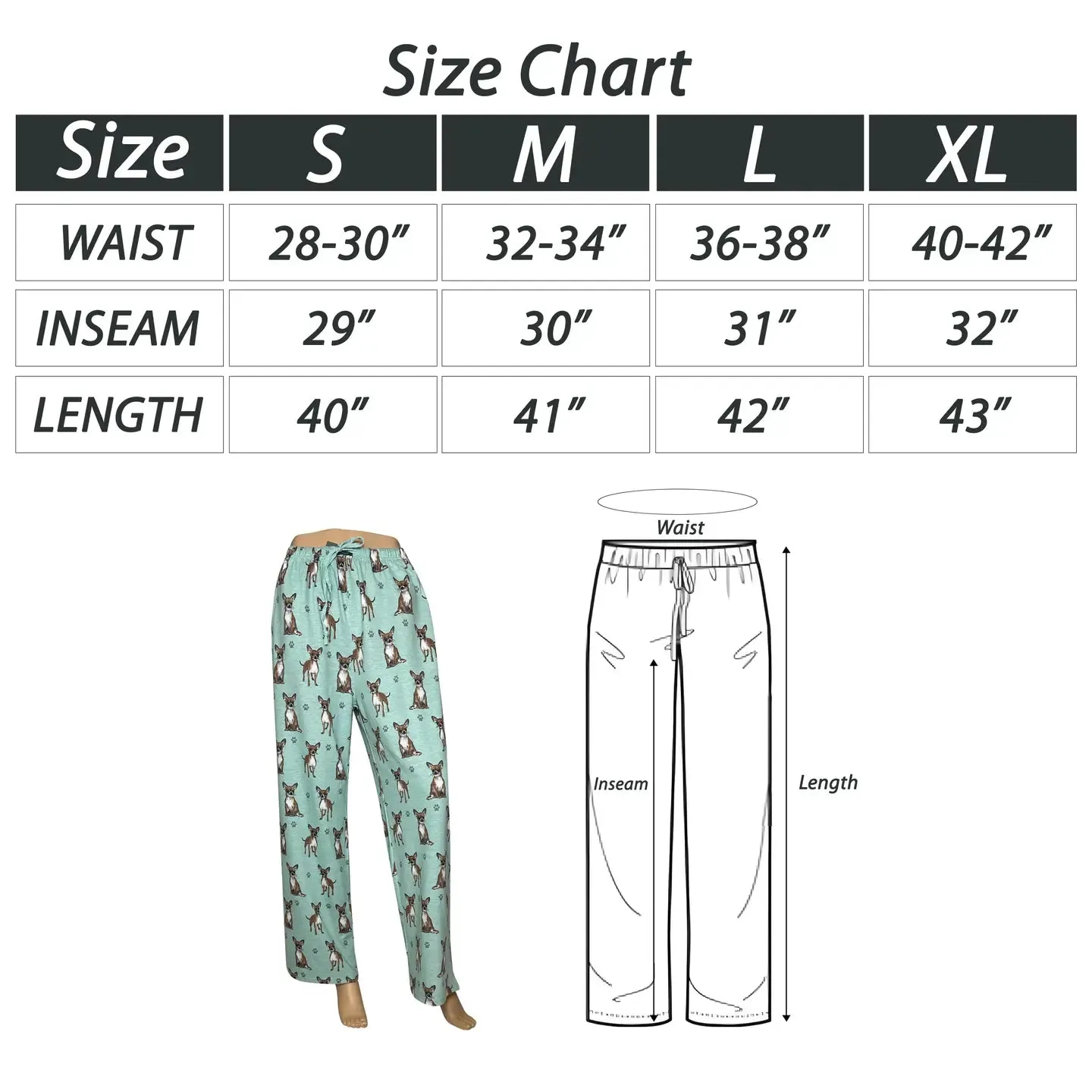 Chihuahua Pajama Pants
