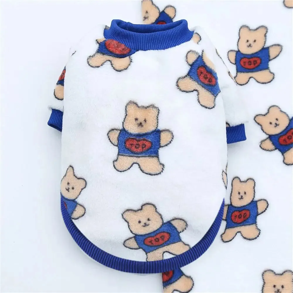 Cozy Comfort for Furry Friends: Thicken Fleece Pet Dog Clothes - Warm Puppy Coats and Costumes for Autumn and Winter - Stylish Jacket Vest for Small to Medium Dogs and Cats