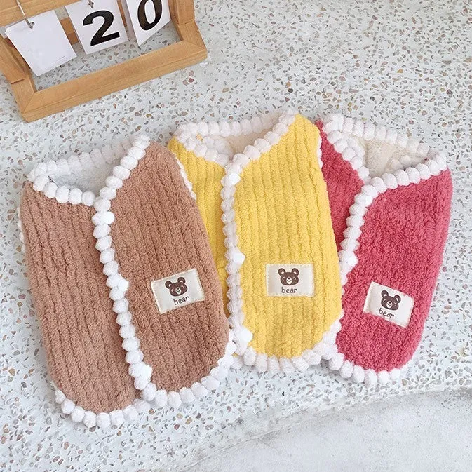Cute Button Through Pet Jacket Vest