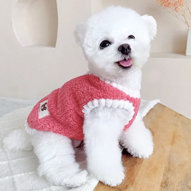 Cute Button Through Pet Jacket Vest