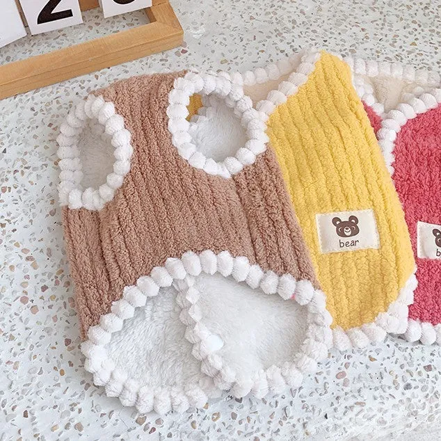 Cute Button Through Pet Jacket Vest