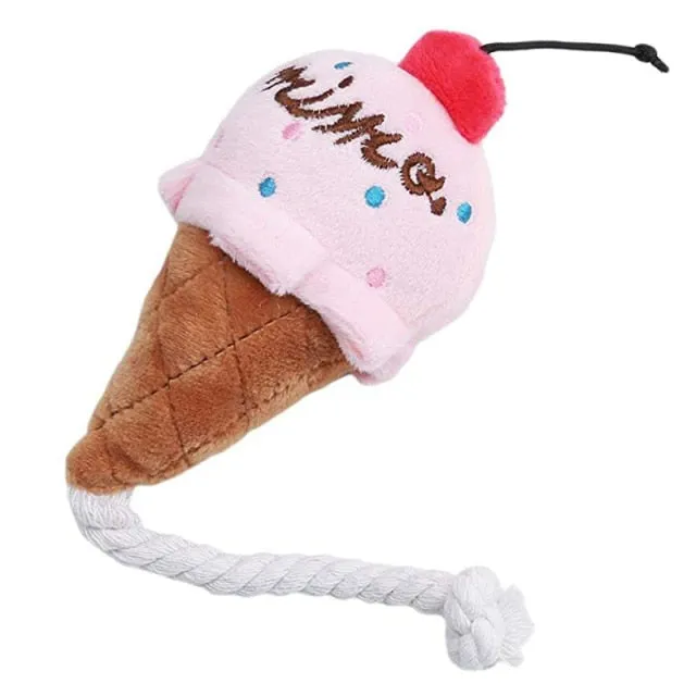 Cute Plush Dog Toys Stuffed Tugging Chew