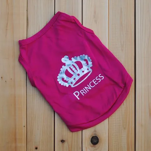 Cute Printed Summer tshirt Dog Clothes