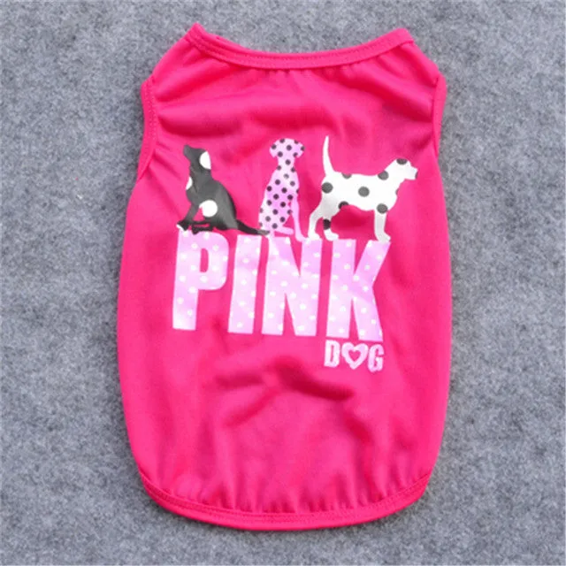 Cute Printed Summer tshirt Dog Clothes