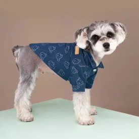 Denim Delight: Winter Pet Denim Shirt - Stylish Jacket for Small to Medium Dogs and Cats, Perfect for French Bulldogs, Chihuahuas, and Poodles