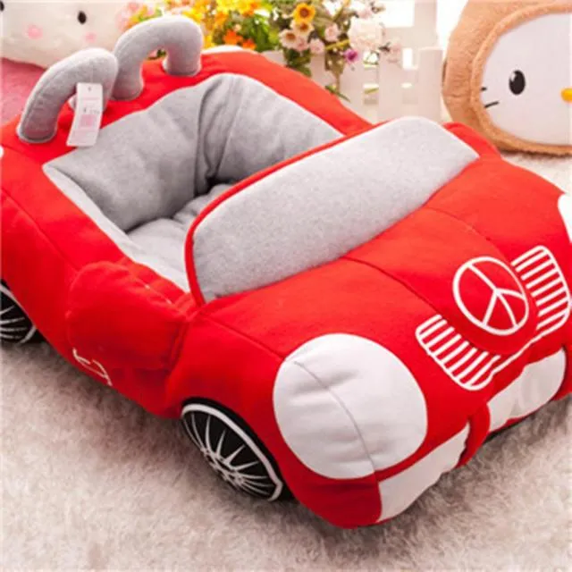 Dog Bed Fashion Car Shape Warm Padded Sofa