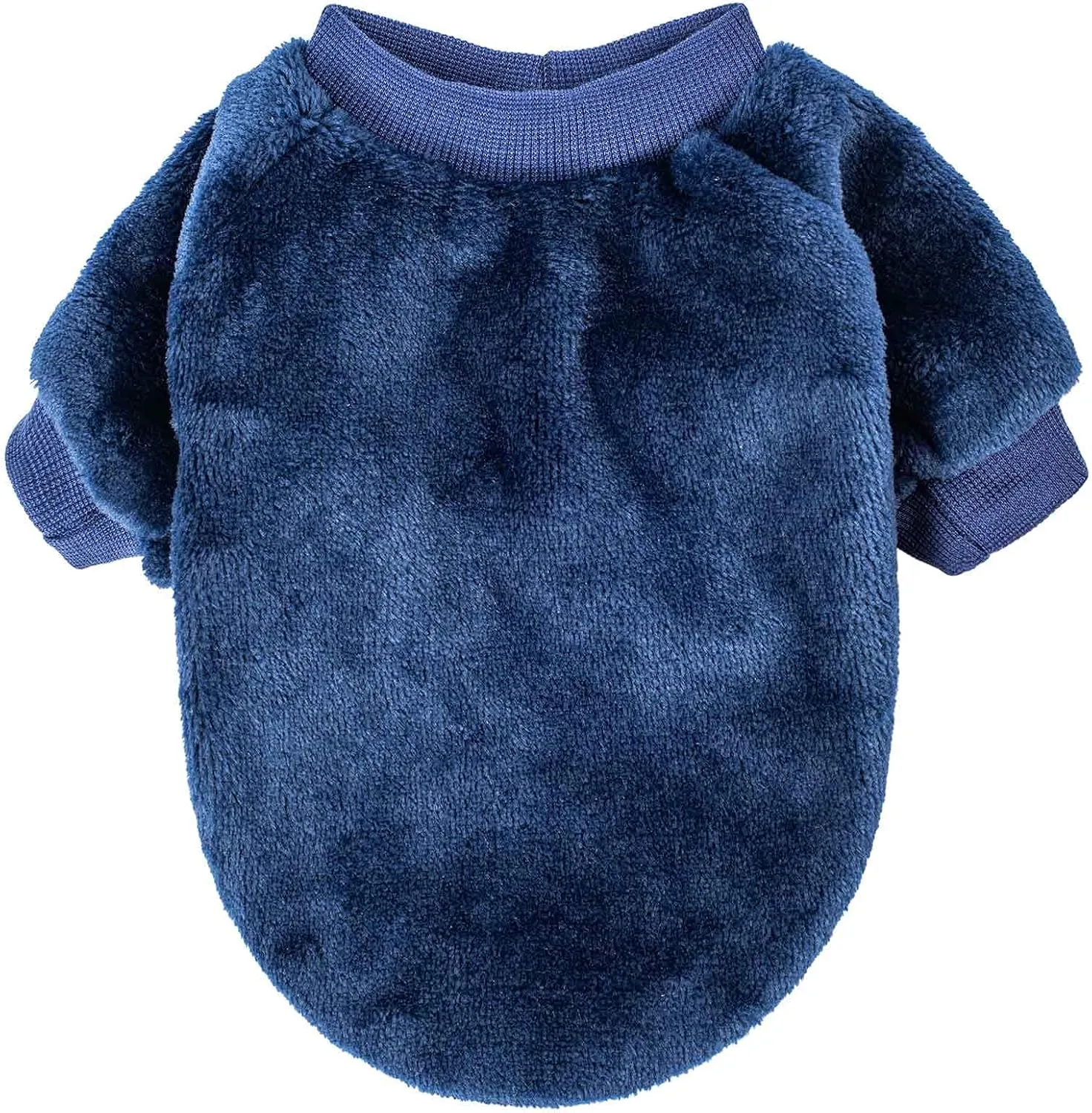 FabriCastle Dog Sweater, 3-Pack Dog & Cat Clothes, Ultra Soft and Warm Pet Jackets XXS XS for Small Dogs Boy & Girl, Winter Pet Apparel Costumes, Puppy Outfits (Grey,Blue,Dark Blue, Small)
