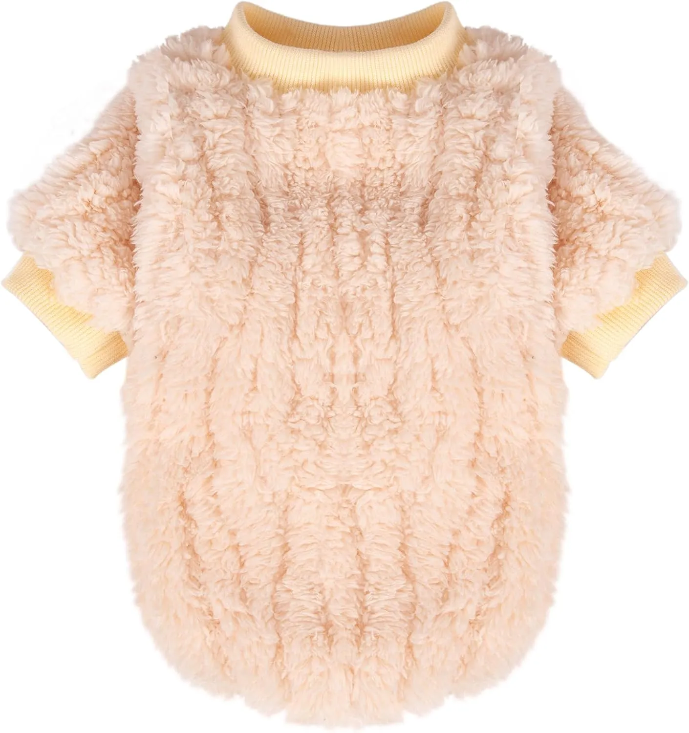FabriCastle Dog Sweater, 3-Pack Dog Clothes, Ultra Soft and Warm Pet Jackets XXS XS for Small Dogs Girl & Cats, Winter Pet Apparel Costumes, Puppy Outfits for Christmas (Ivory,Pink,Coral, X-Small)