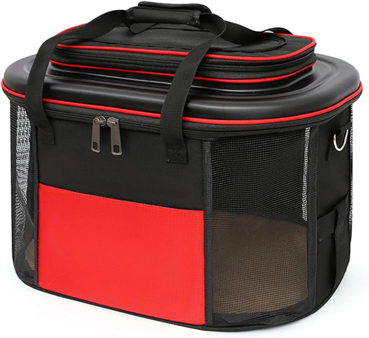 Foldable Vehicle Dog Cat Pet Crate for Travel, Dog Cat Carrier with Wheels TSA Airline Approved Rolling Pet Carrier (Orange,Only pet Carrier)