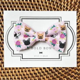 French Bulldog Bow for Dog Collar and Cat Collar