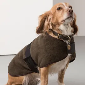 Harpham Fleece Dog Coat County Country Olive 14"