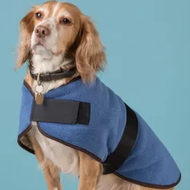 Harpham Fleece Dog Coat County Denim 20"