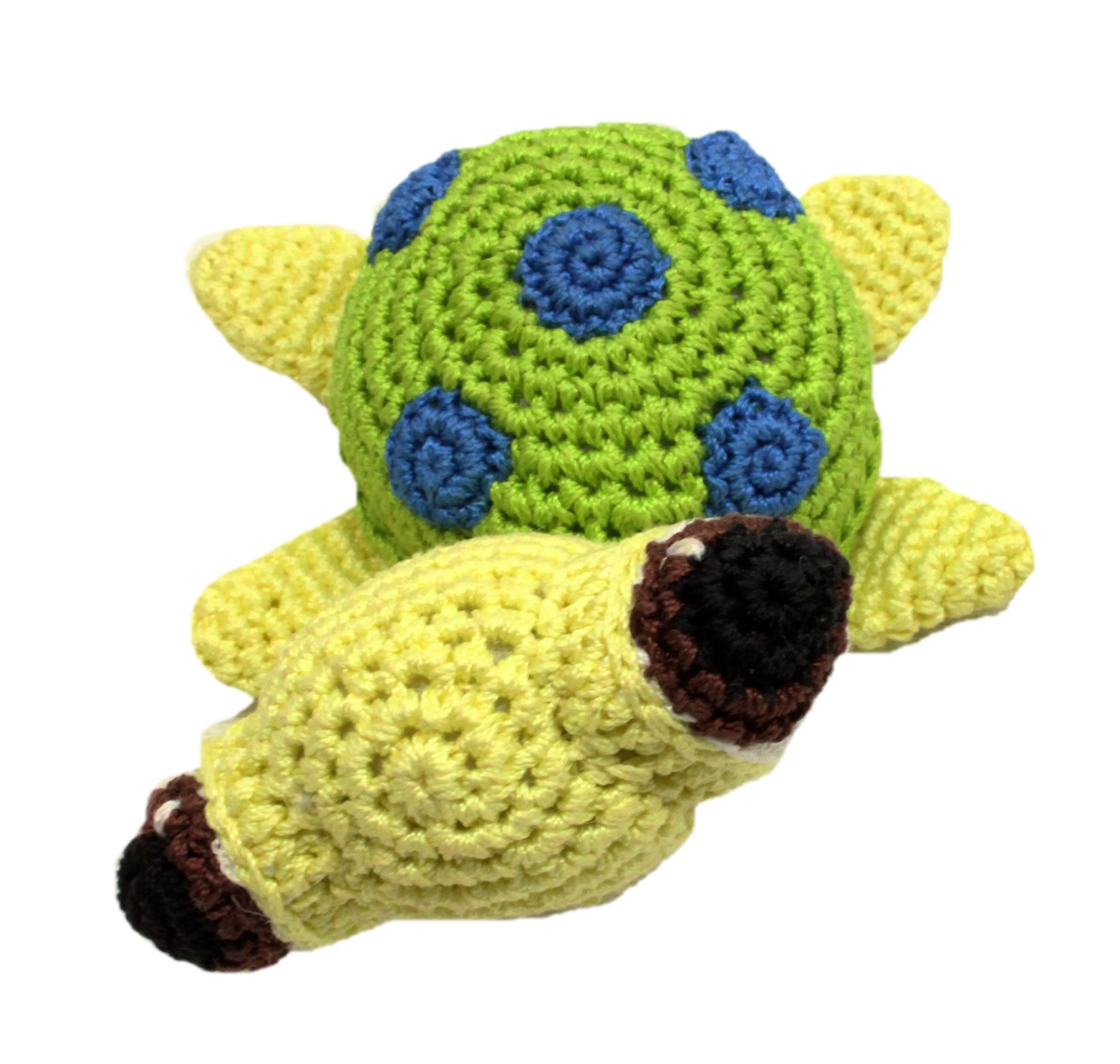 Knit Knacks ORGANIC COTTON PET & DOG TOYS, "Ocean Buddies Group"