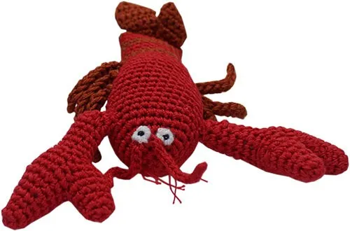 Knit Knacks ORGANIC COTTON PET & DOG TOYS, "Ocean Buddies Group"