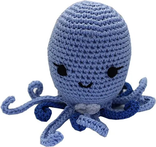Knit Knacks ORGANIC COTTON PET & DOG TOYS, "Ocean Buddies Group"