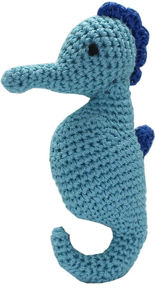 Knit Knacks ORGANIC COTTON PET & DOG TOYS, "Ocean Buddies Group"