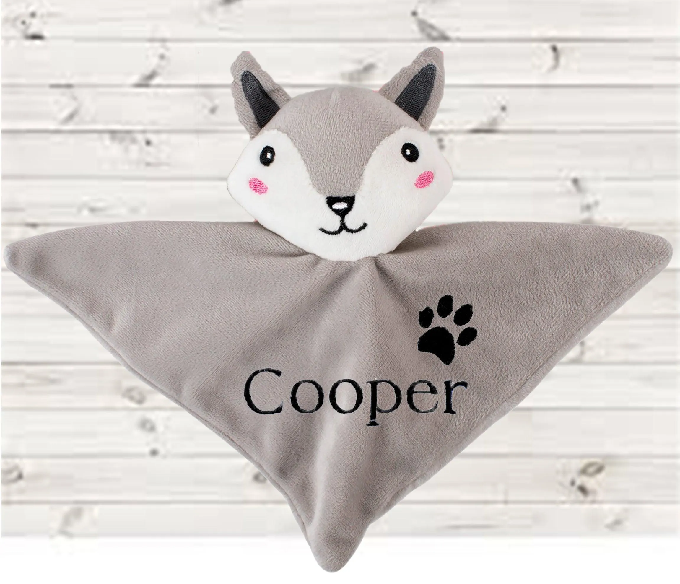Personalised pet squeeky Comforter