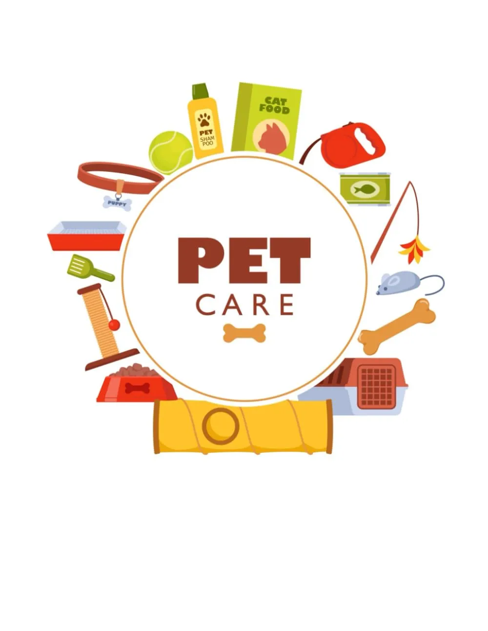 Pet Care Planner | Organize and Document the Care of Your Pet: Circle of Pet Care Items Paperback  December 19, 2024