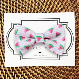 Pink Watermelon Bow Tie for Dog and Cat Collar