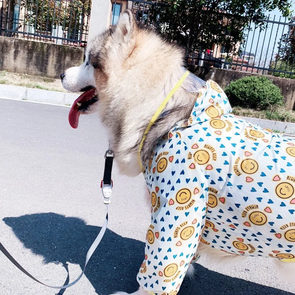 Smiley Pet Human Matching Rain Jacket