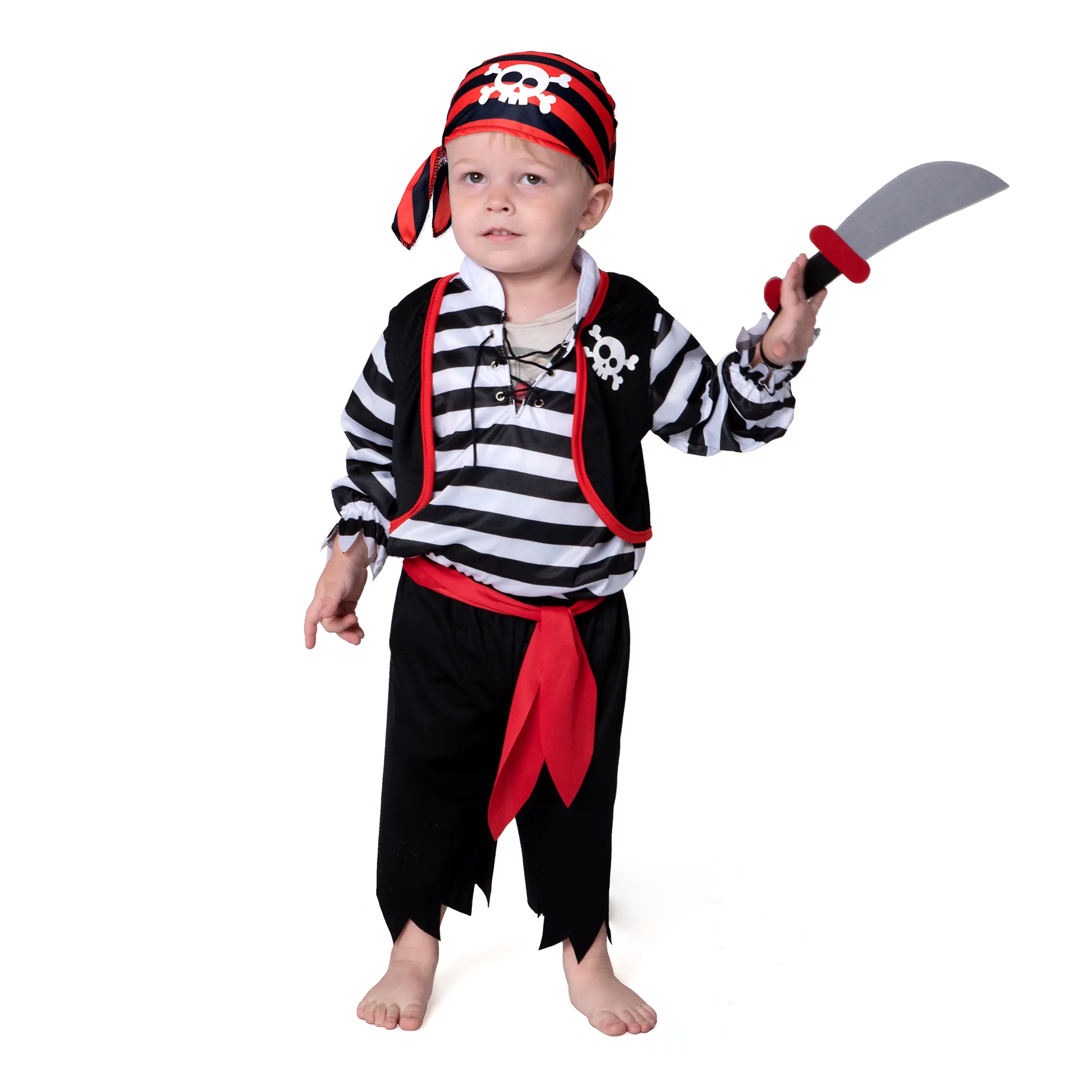 Striped Pirate Costume - Child