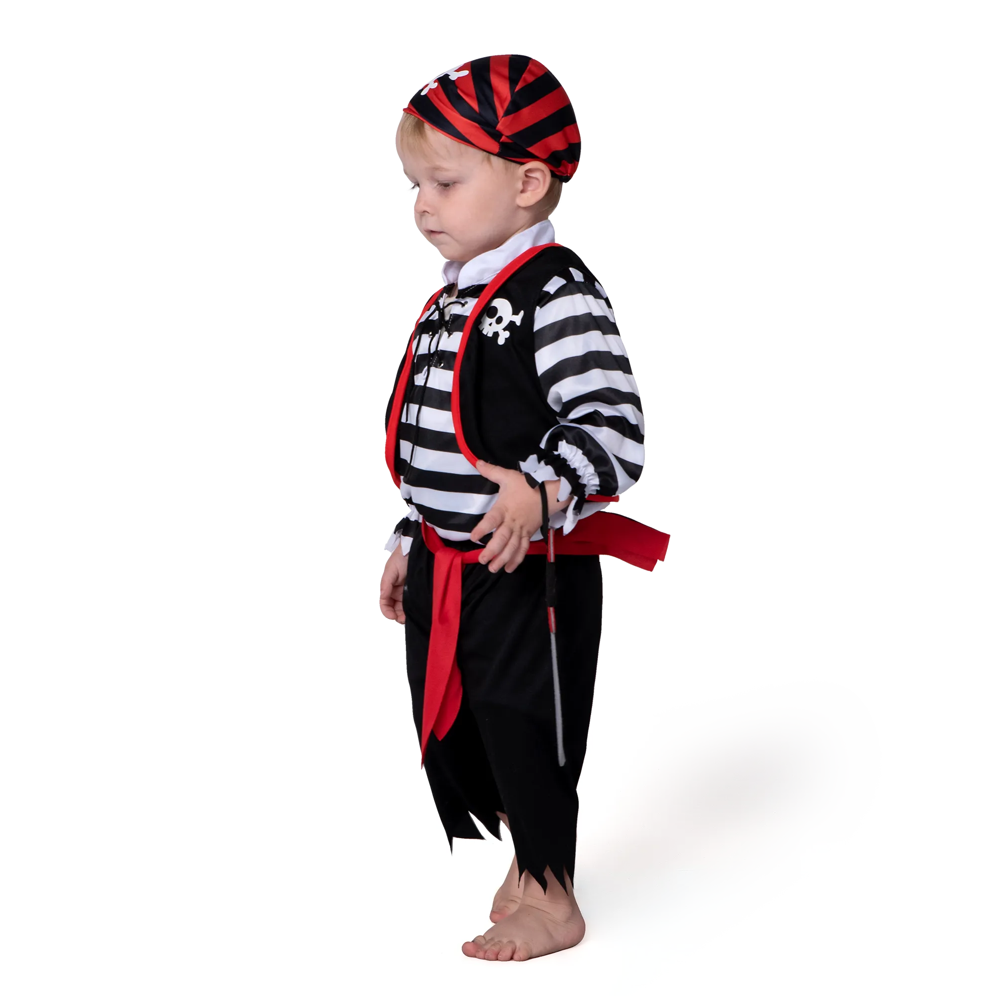 Striped Pirate Costume - Child