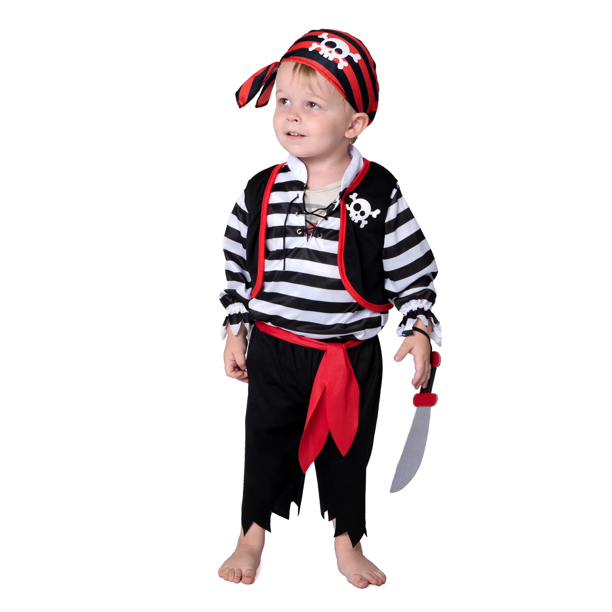 Striped Pirate Costume - Child