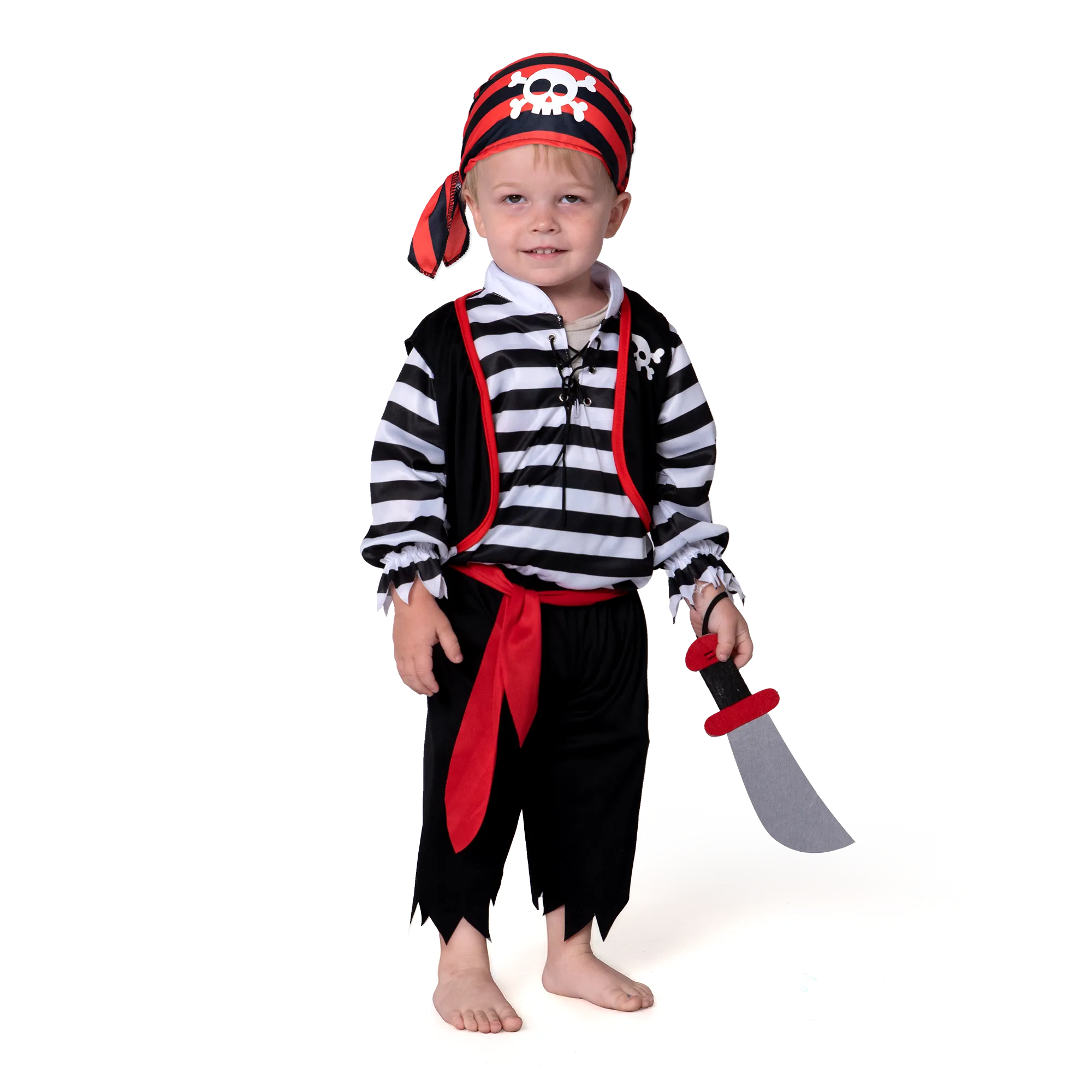 Striped Pirate Costume - Child