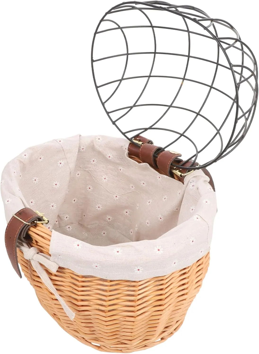 SUPVOX Pet Carrier Bag Bike Pet Basket Front Removable Cycling Accessory Cat/Dog Carrier