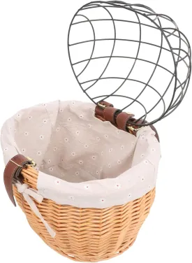 SUPVOX Pet Carrier Bag Bike Pet Basket Front Removable Cycling Accessory Cat/Dog Carrier