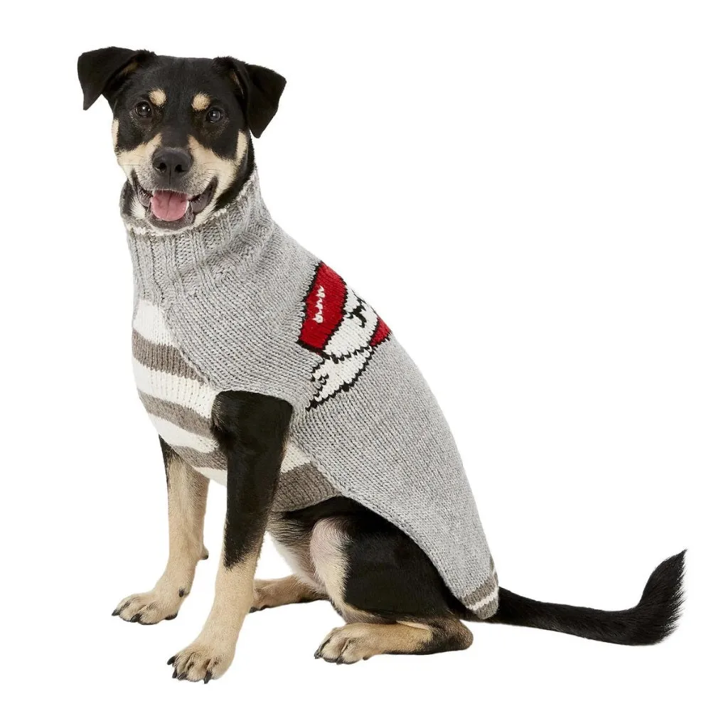 Tattoo Mom Hand Knit Wool Dog Sweater by Chilly Dog