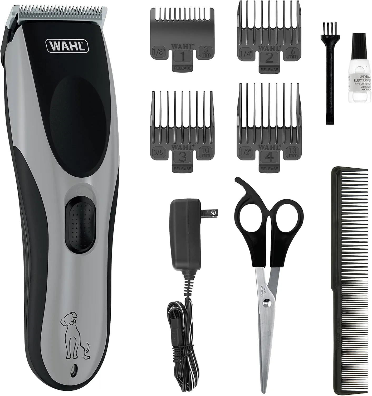 Wahl Easy Pro for Pets, Rechargeable Dog Grooming Kit  Electric Dog Clippers for Dogs & Cats with Fine to Medium Coats - Model 9549