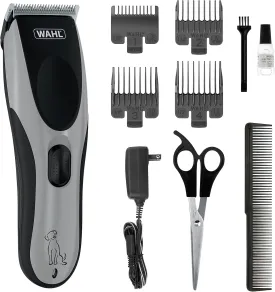 Wahl Easy Pro for Pets, Rechargeable Dog Grooming Kit  Electric Dog Clippers for Dogs & Cats with Fine to Medium Coats - Model 9549