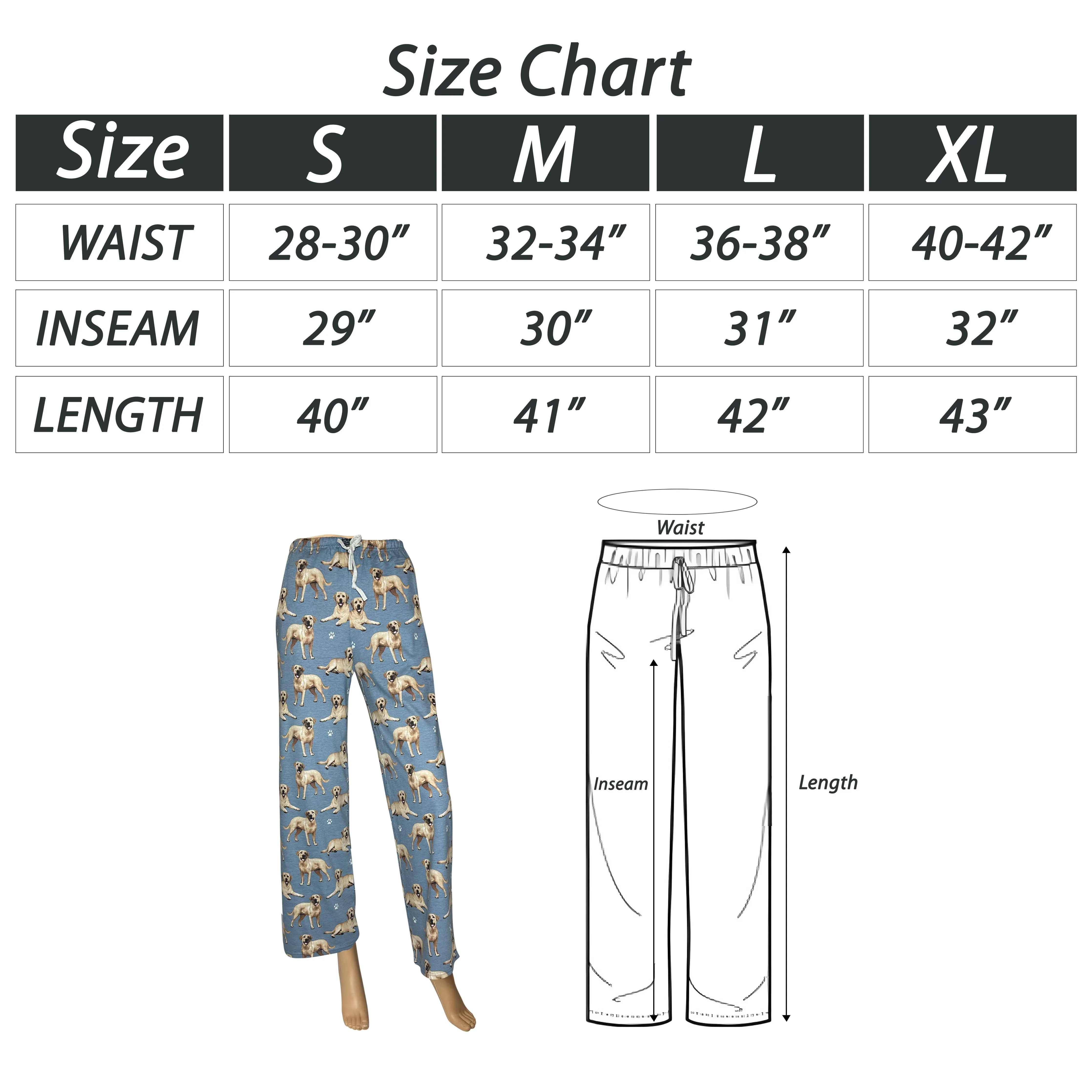 Yellow Labador Pajama Pants