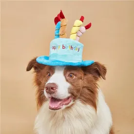 YINEVERHOME - Cute dog birthday hat toy, dog birthday gift