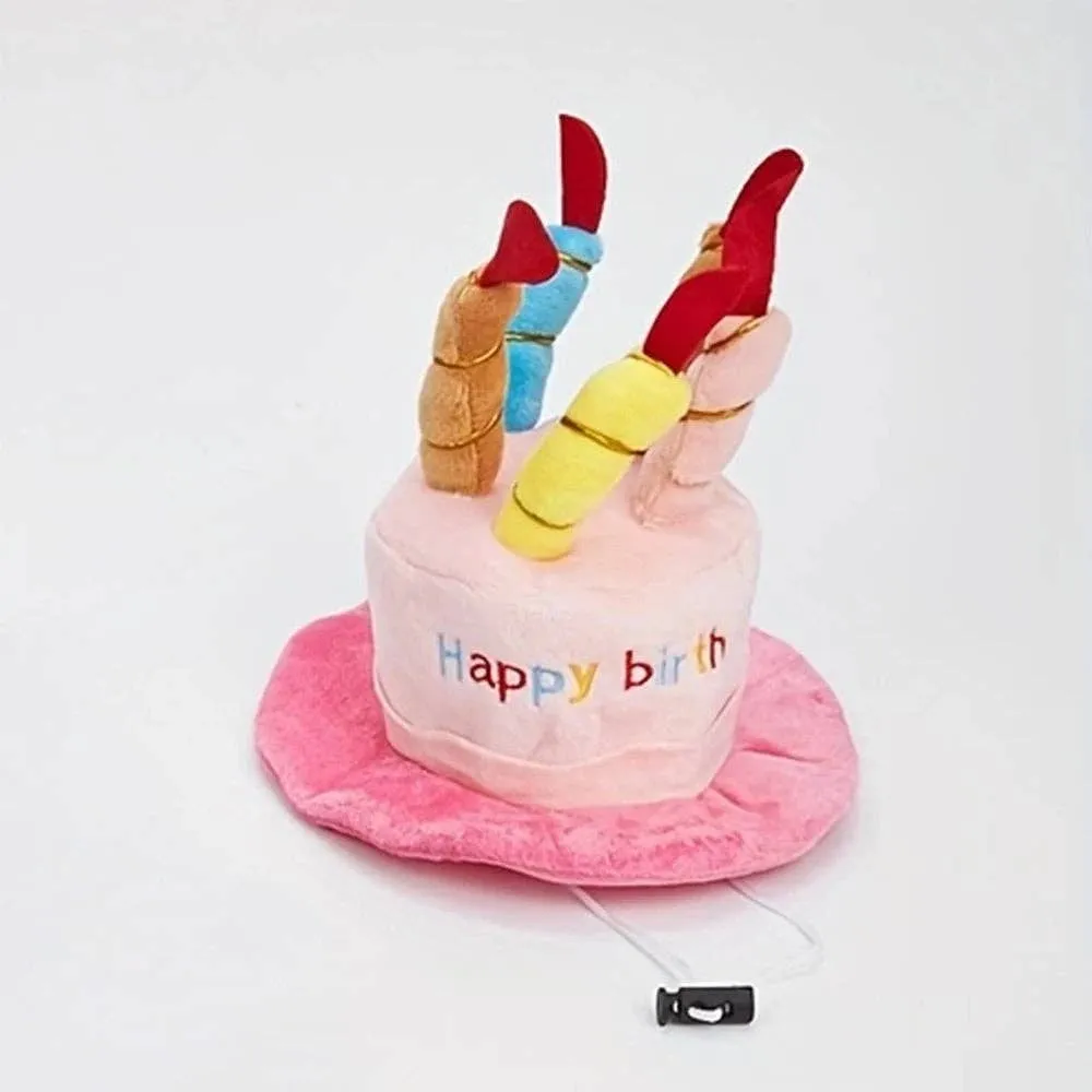 YINEVERHOME - Cute dog birthday hat toy, dog birthday gift